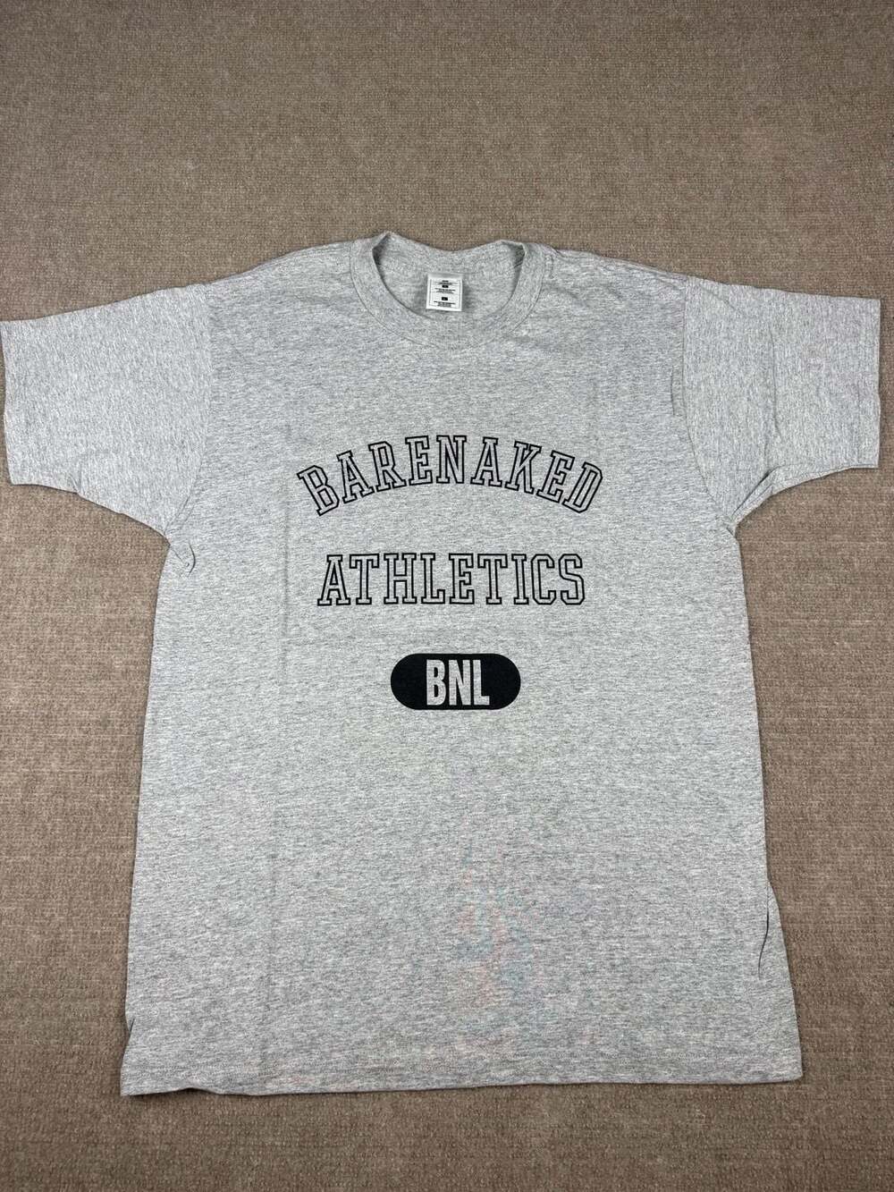 Vintage 90s Barenaked Ladies BNL Athletics Gray T-Shirt band shirt